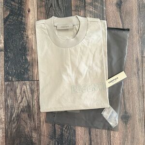 Fear of God Essentials Cream Short Sleeve Tee